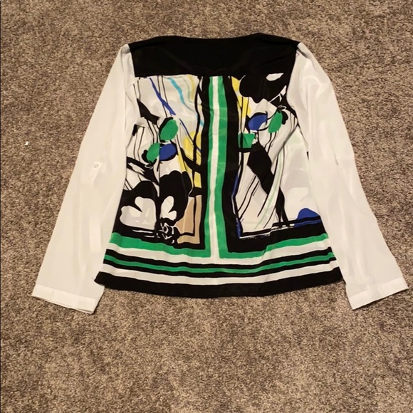 Dana Buchman Multi Color Blouse - Picture 2 of 4